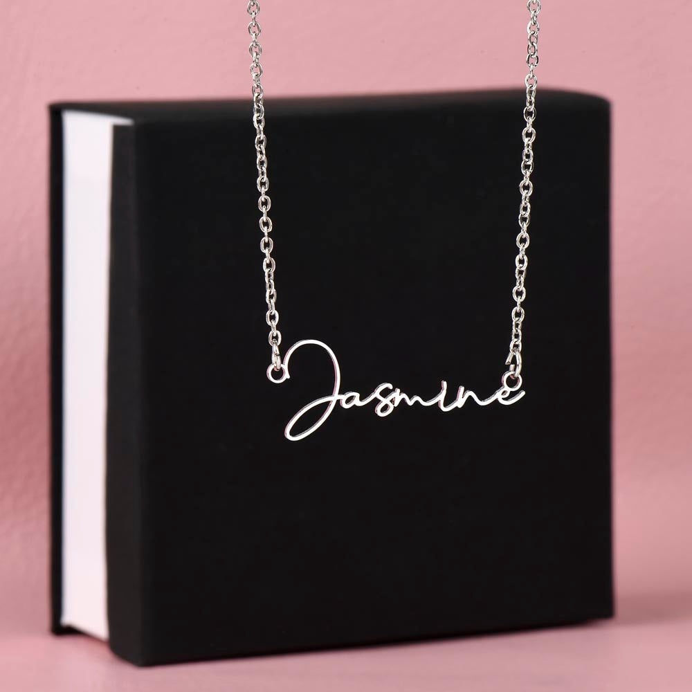 Signature Style Personalized Name Necklace.