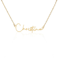Signature Style Personalized Name Necklace.